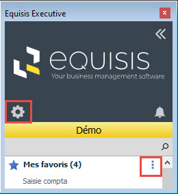 gestion favoris Equisis