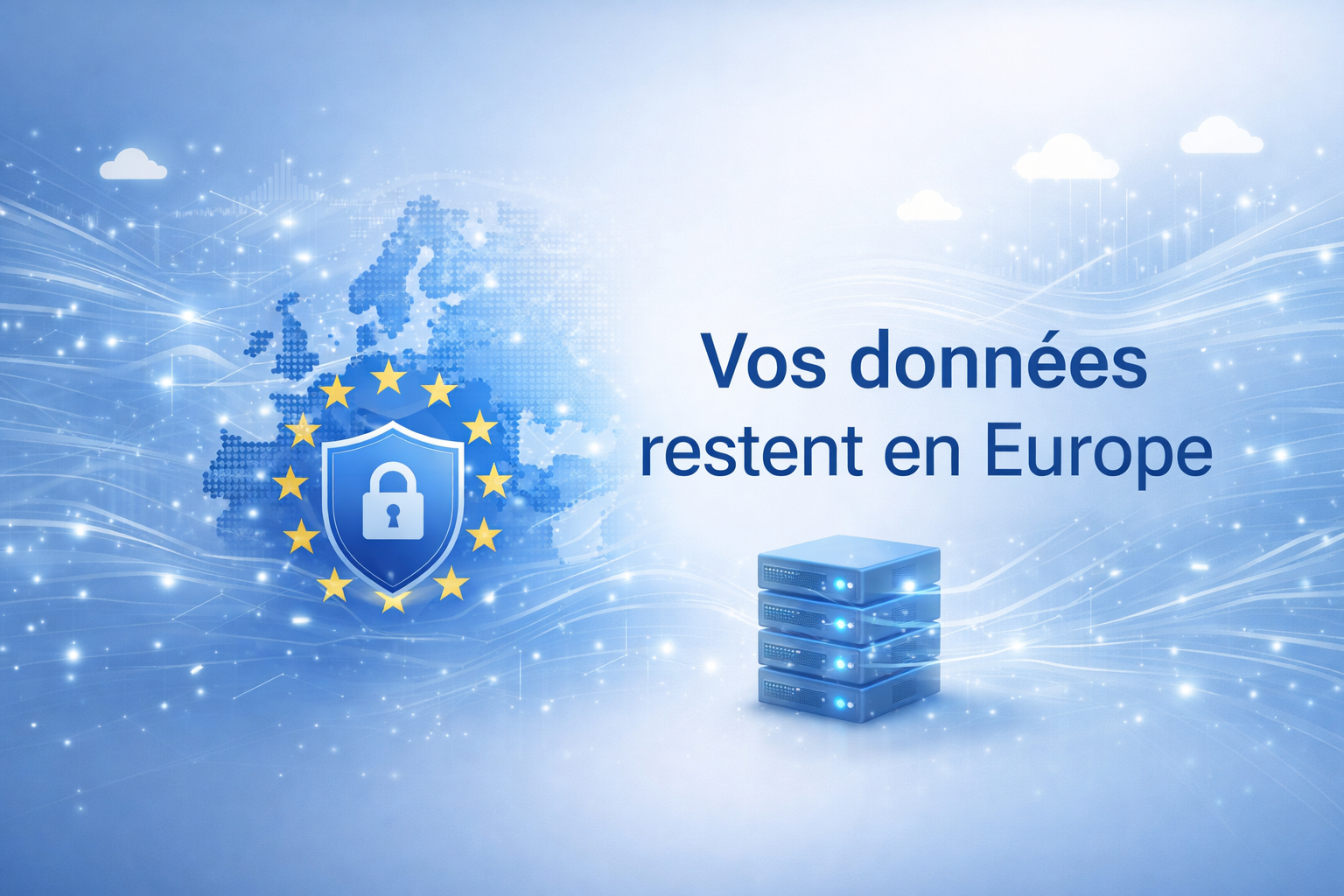 IA souveraine — données hébergées en Europe